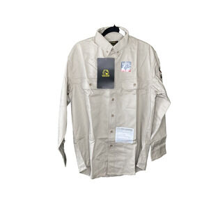 Black Stallion FR Shirt Mens Medium NEW Long Sleeve Flame Resistant Welding Work